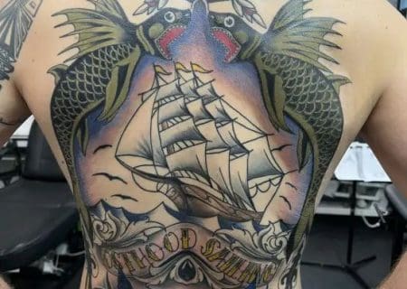 OldSchool/ Traditional Tattoo unseres Tätowierers Herrn Lutz