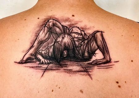 Eine eher künstlerische Tätowierung unseres Tätowierers Herrn Lutz