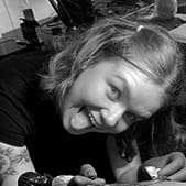 Tätowiererin Frieda Tattoostudio Inkerei Dresden
