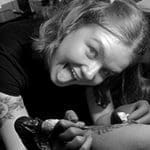 Tätowiererin Frieda Tattoostudio Inkerei Dresden